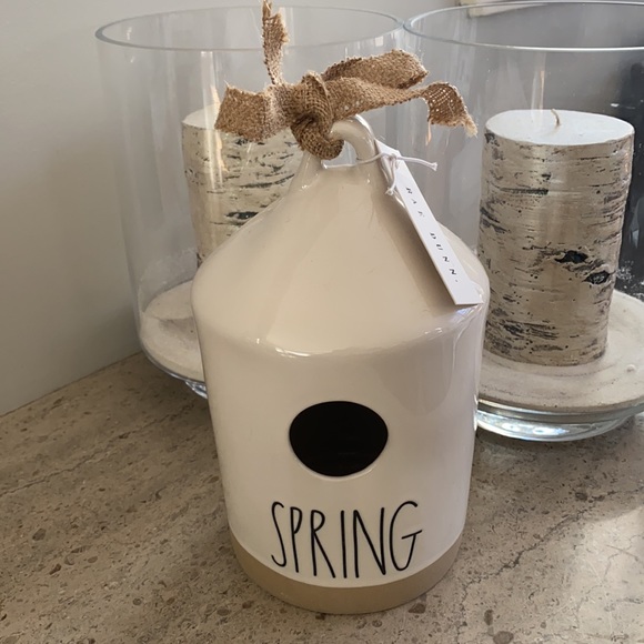 Rae Dunn “Spring” ceramic birdhouse. - Picture 9 of 10